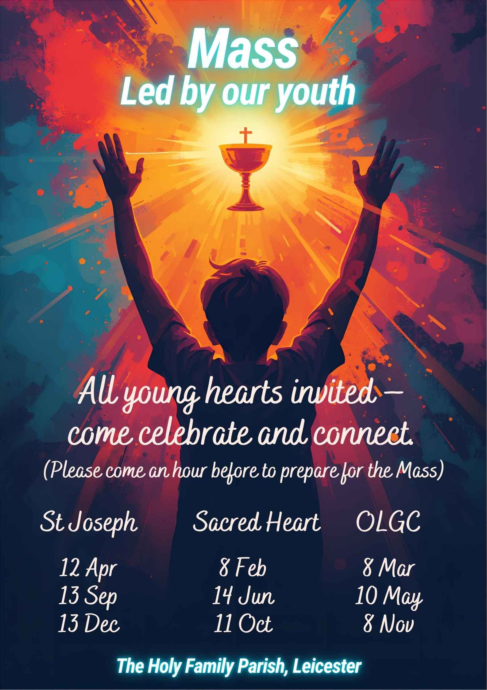 Youth Masses across our Parish